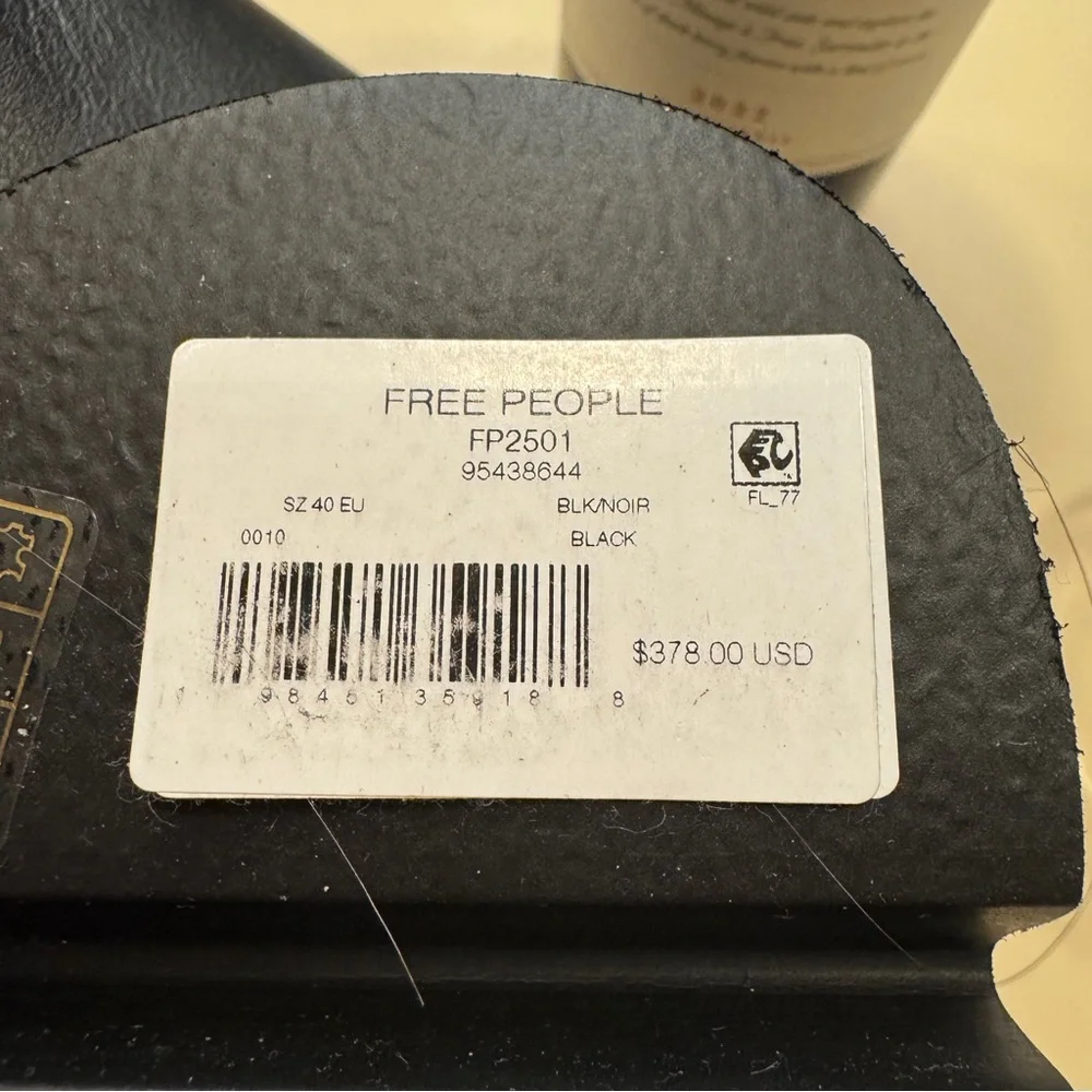 NWT Free People x Paloma Barceló Black Leather Platform
Sandals Size 40 EU/9.5M - Picture 14 of 16